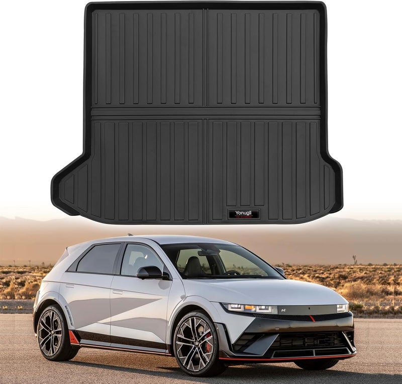 Yonugli Custom for 2022-2025 2026 Hyundai IONIQ 5 & IONIQ 5 N Cargo Mats Trunk Liner All Weather TPE Protection Mat Accessories (for 2022-2026 Hyundai IONIQ 5/N) - Image 1
